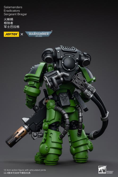 Warhammer 40K Salamanders Eradicators Sergeant Bragar 1/18 Scale Action Figure Gallery Image 4
