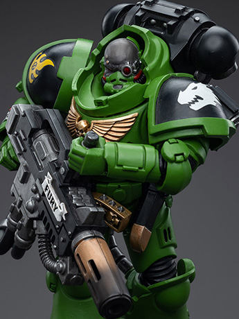 Warhammer 40K Salamanders Eradicators Sergeant Bragar 1/18 Scale Action Figure Gallery Image 2