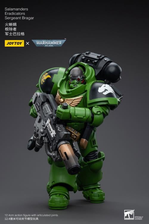 Warhammer 40K Salamanders Eradicators Sergeant Bragar 1/18 Scale Action Figure Gallery Image 7