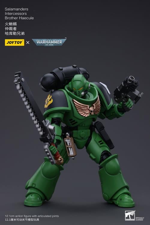 Warhammer 40k Salamanders Intercessors Brother Haecule 1/18 Scale Action Figure Gallery Image 8