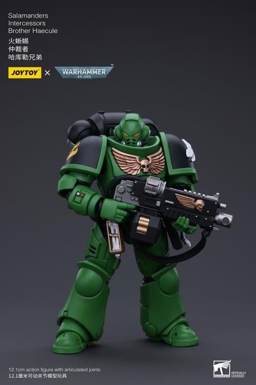Warhammer 40k Salamanders Intercessors Brother Haecule 1/18 Scale Action Figure Gallery Image 4