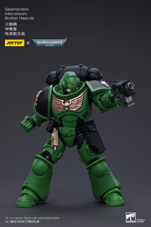 Warhammer 40k Salamanders Intercessors Brother Haecule 1/18 Scale Action Figure Gallery Image 9