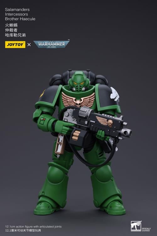 Warhammer 40k Salamanders Intercessors Brother Haecule 1/18 Scale Action Figure Gallery Image 3