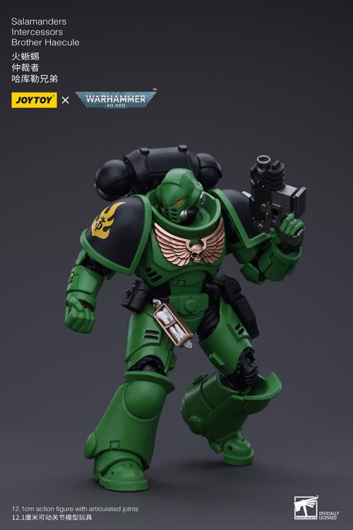 Warhammer 40k Salamanders Intercessors Brother Haecule 1/18 Scale Action Figure Gallery Image 7
