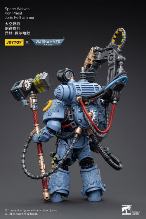 Warhammer 40K Space Wolves Iron Priest Jorin Fellhammer 1/18 Scale Figure Gallery Image 4