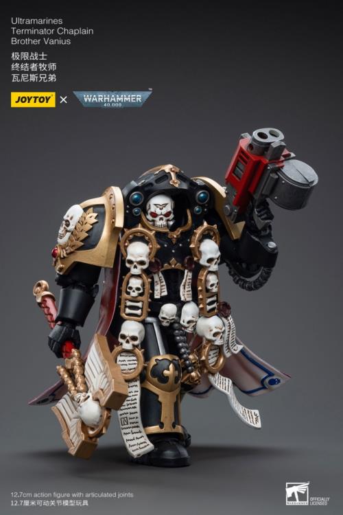Warhammer 40K Ultramarines Terminator Chaplain Brother Vanius 1/18 Scale Figure Gallery Image 9