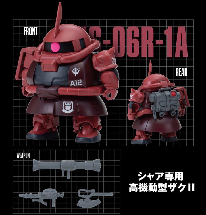 Mobile Suit Gundam Exceed Model SD MS Zaku Special 1 Set of 3 Capsules Gallery Image 10