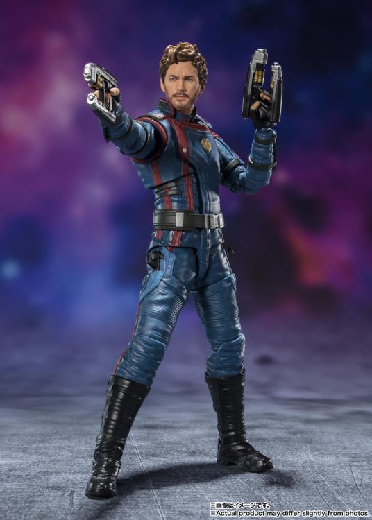 Guardians of the Galaxy Vol. 3 S.H.Figuarts Star-Lord & Rocket Raccoon Action Figure Gallery Image 6