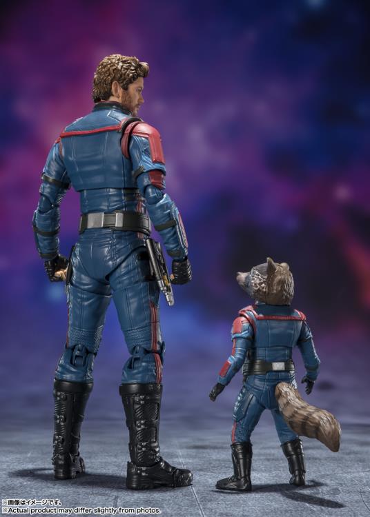 Guardians of the Galaxy Vol. 3 S.H.Figuarts Star-Lord & Rocket Raccoon Action Figure Gallery Image 4