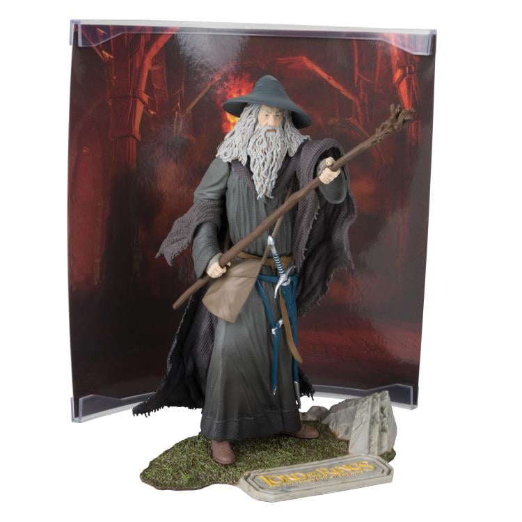 The Lord of the Rings: The Fellowship of the Ring Movie Maniacs Gandalf the Grey 6" Limited Edition Figure Gallery Image 3
