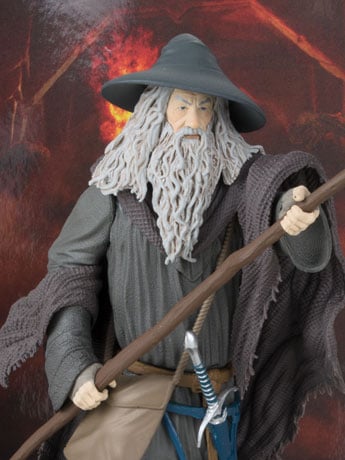 The Lord of the Rings: The Fellowship of the Ring Movie Maniacs Gandalf the Grey 6" Limited Edition Figure Gallery Image 2