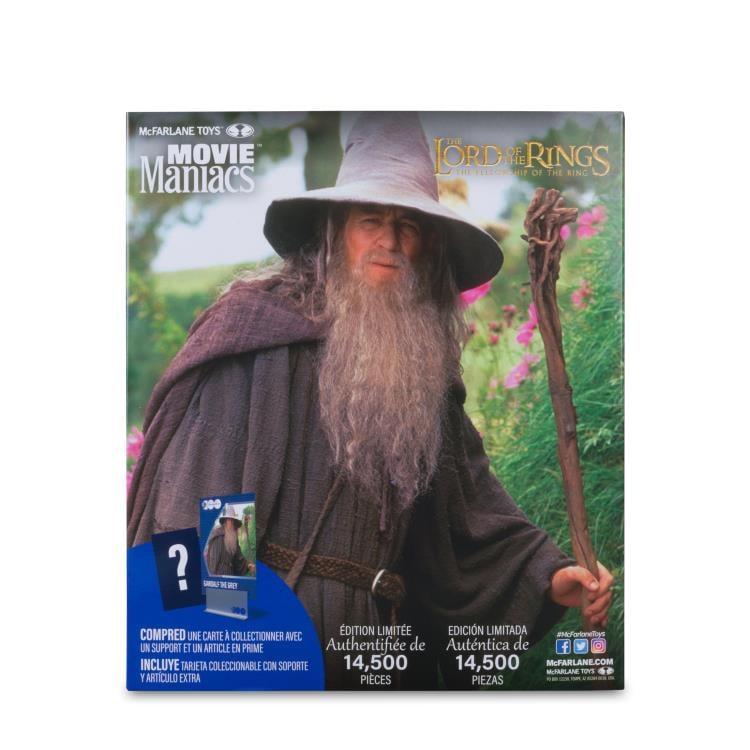 The Lord of the Rings: The Fellowship of the Ring Movie Maniacs Gandalf the Grey 6" Limited Edition Figure Gallery Image 14