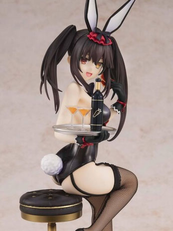 Date A Live KD Colle Kurumi Tokisaki (Black Bunny Ver.) 1/7 Scale Figure Gallery Image 2
