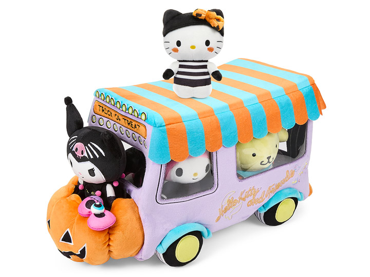 Hello Kitty and Friends Halloween Food Truck Limited Edition Interactive Plush Set Gallery Image 1
