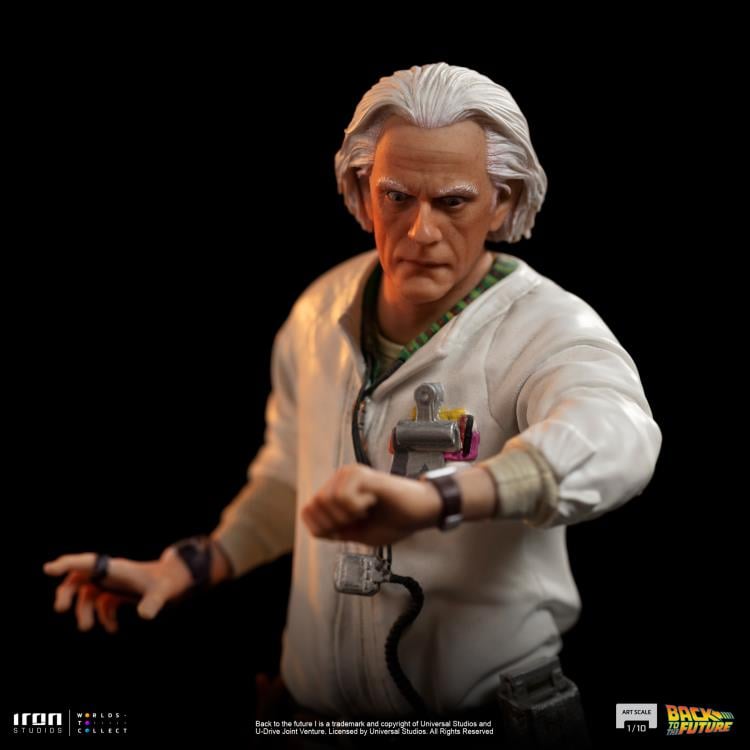 Back to the Future Doc Brown 1/10 Art Scale Limited Edition Statue Gallery Image 13
