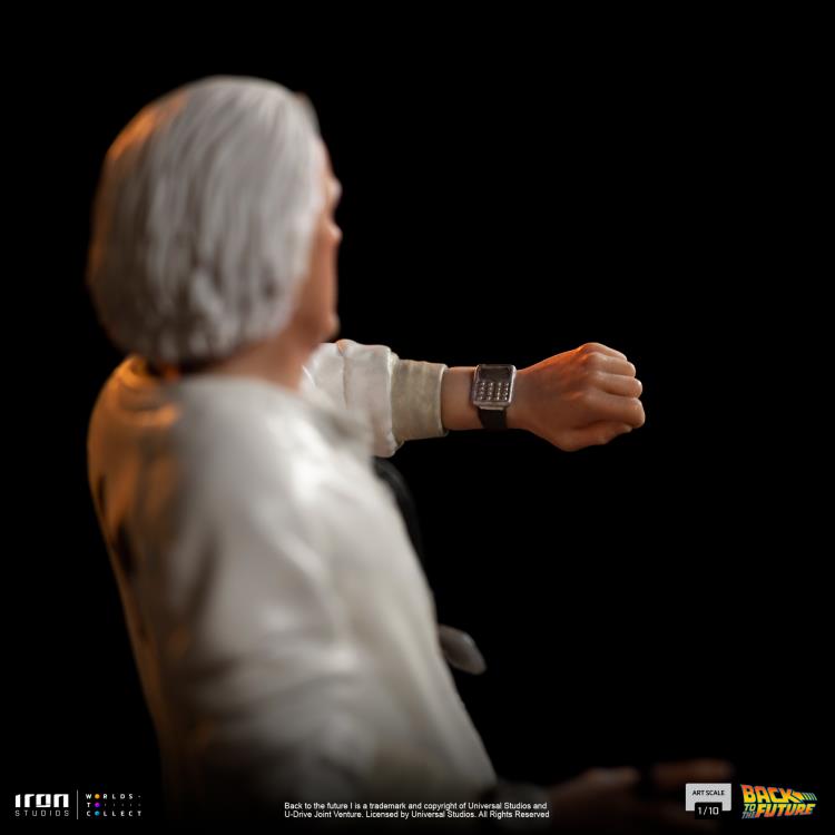 Back to the Future Doc Brown 1/10 Art Scale Limited Edition Statue Gallery Image 14