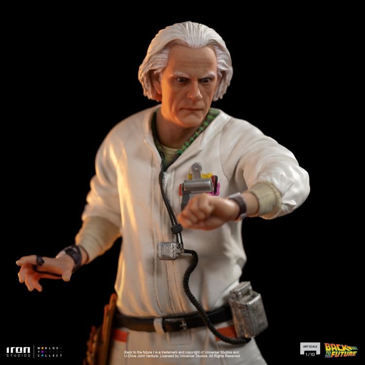 Back to the Future Doc Brown 1/10 Art Scale Limited Edition Statue Gallery Image 11