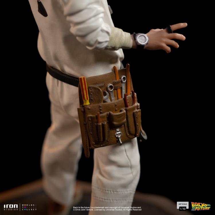 Back to the Future Doc Brown 1/10 Art Scale Limited Edition Statue Gallery Image 15
