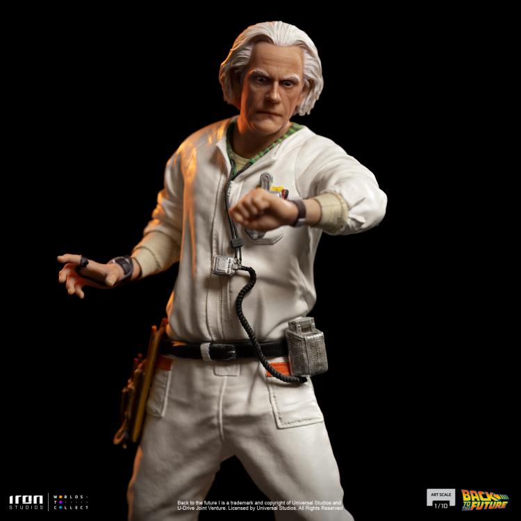 Back to the Future Doc Brown 1/10 Art Scale Limited Edition Statue Gallery Image 10