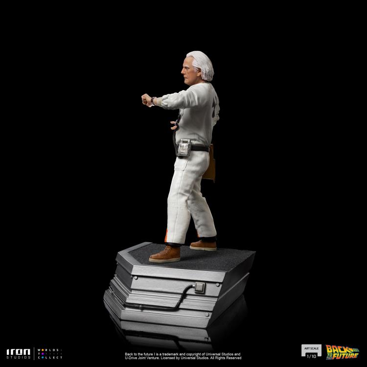 Back to the Future Doc Brown 1/10 Art Scale Limited Edition Statue Gallery Image 6