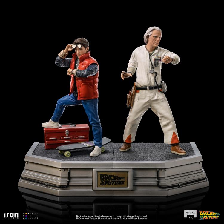 Back to the Future Doc Brown 1/10 Art Scale Limited Edition Statue Gallery Image 18