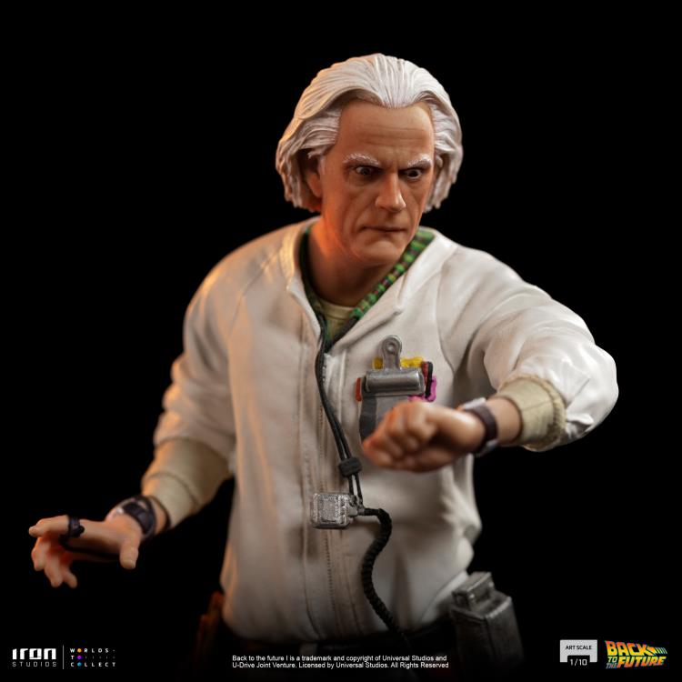 Back to the Future Doc Brown 1/10 Art Scale Limited Edition Statue Gallery Image 12