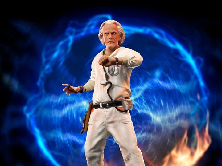 Back to the Future Doc Brown 1/10 Art Scale Limited Edition Statue Gallery Image 1