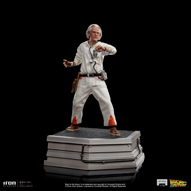 Back to the Future Doc Brown 1/10 Art Scale Limited Edition Statue Gallery Image 9