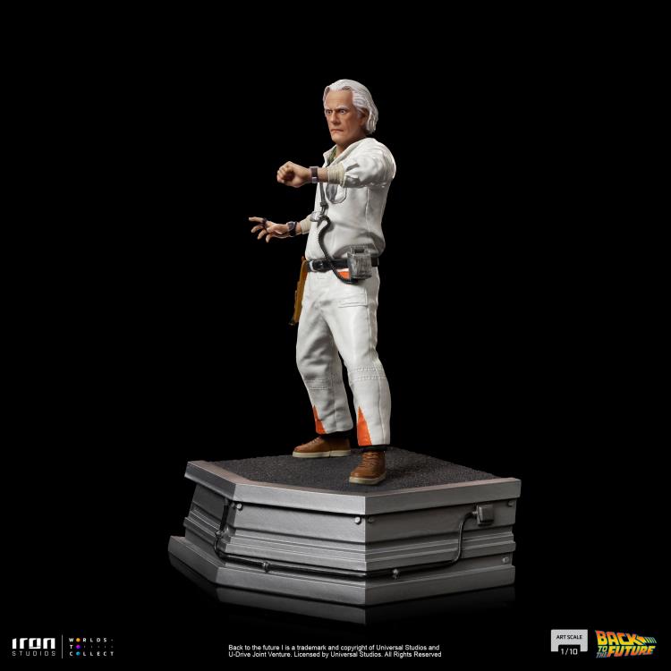 Back to the Future Doc Brown 1/10 Art Scale Limited Edition Statue Gallery Image 5