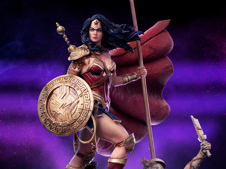 DC Comics Wonder Woman Unleashed 1/10 Deluxe Art Scale Limited Edition Statue Gallery Image 1