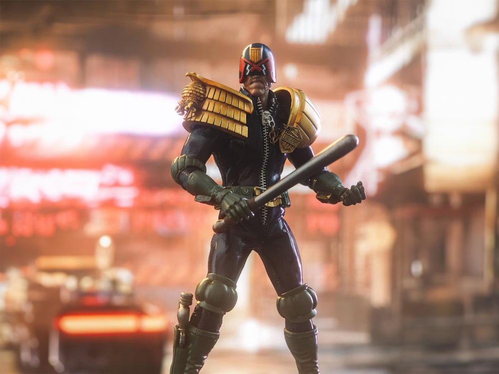 2000 AD Exquisite Super Series Judge Dredd 1/12 Scale PX Previews Exclusive Figure Gallery Image 1
