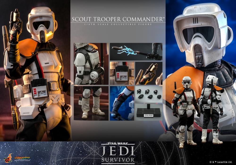 Star Wars Jedi: Survivor VGM53 Scout Trooper Commander 1/6th Scale Collectible Figure Gallery Image 18