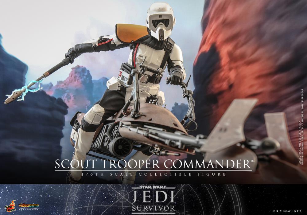 Star Wars Jedi: Survivor VGM53 Scout Trooper Commander 1/6th Scale Collectible Figure Gallery Image 15
