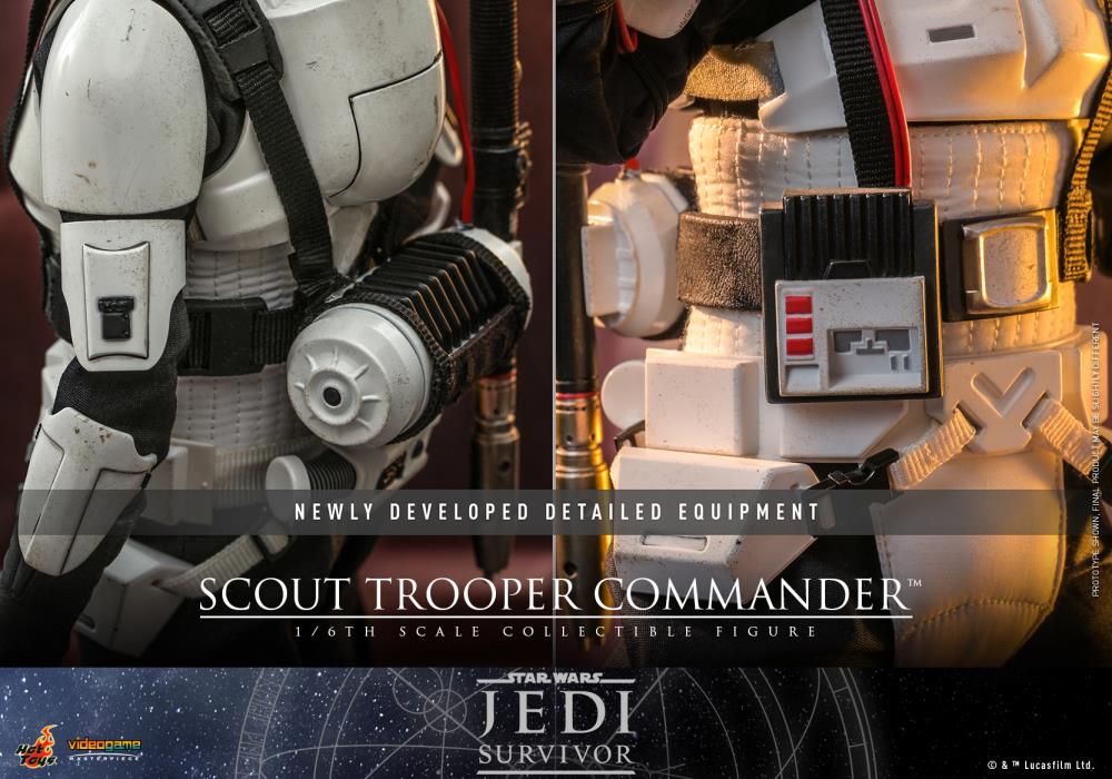 Star Wars Jedi: Survivor VGM53 Scout Trooper Commander 1/6th Scale Collectible Figure Gallery Image 8