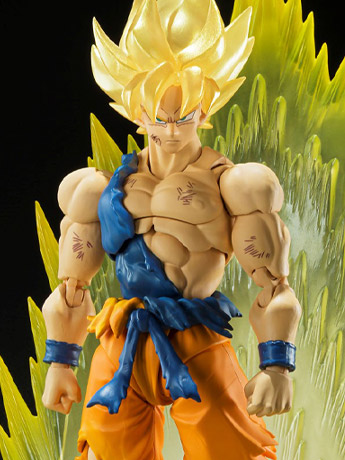 Dragon Ball Z S.H.Figuarts Super Saiyan Goku Event Exclusive Action Figure Gallery Image 2