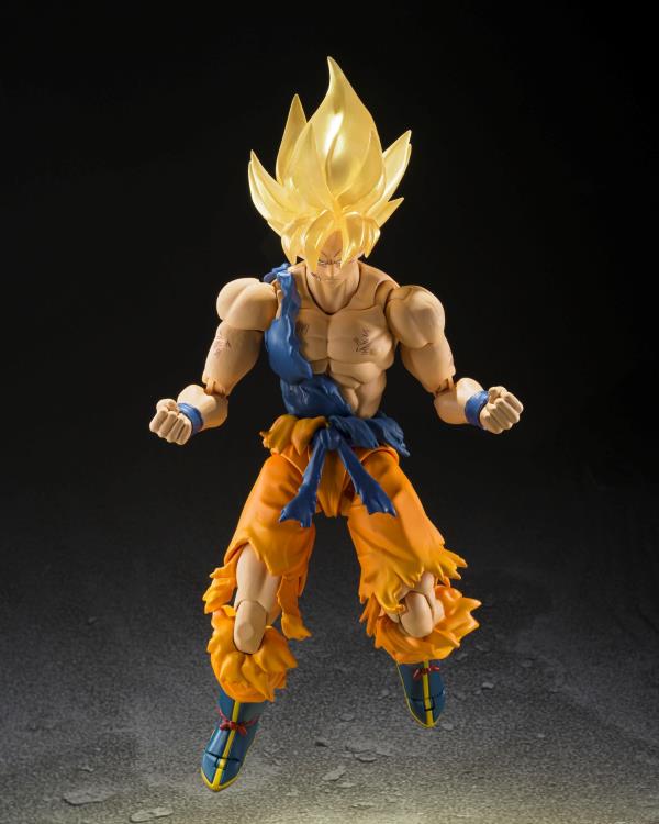 Dragon Ball Z S.H.Figuarts Super Saiyan Goku Event Exclusive Action Figure Gallery Image 6