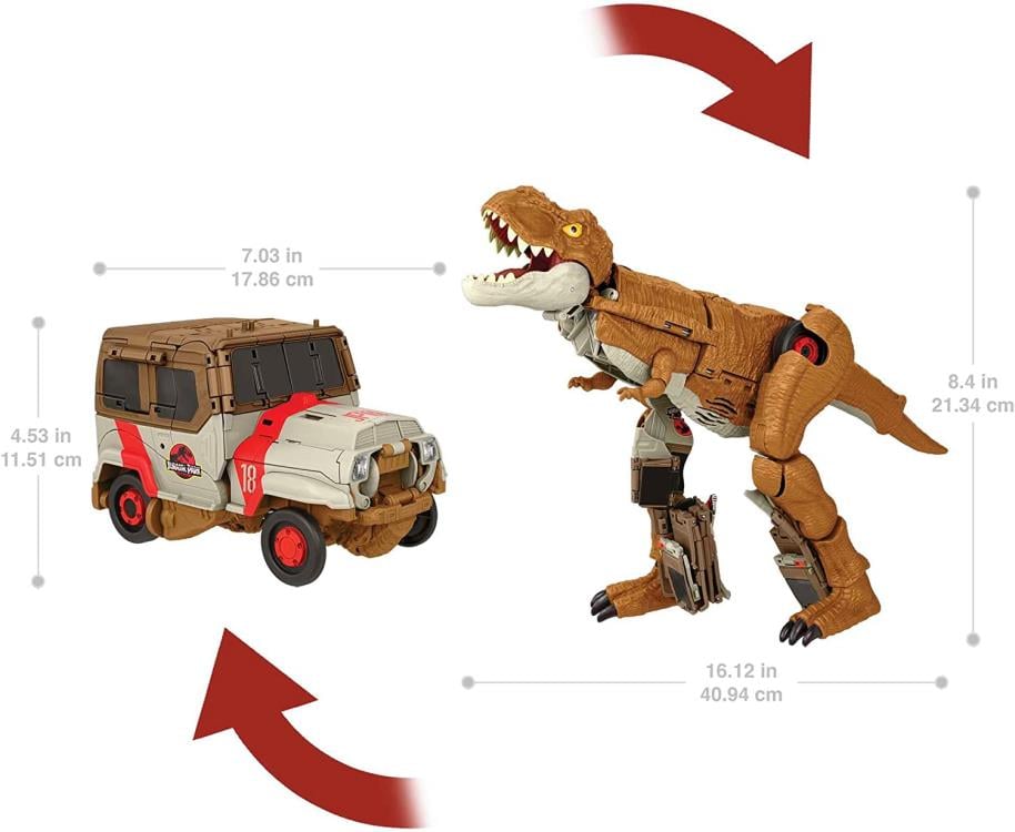 Jurassic World Fierce Changers Chase N Roar Tyrannosaurus Gallery Image 8