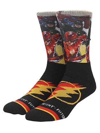 The Flash (2023) Sublimated Crew Socks Gallery Image 2