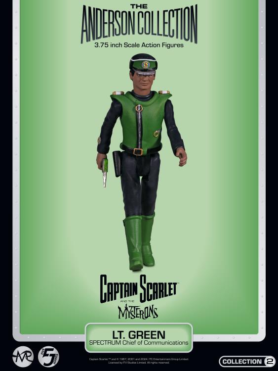 Captain Scarlet and the Mysterons The Anderson Collection Vol.2 Lt. Green Action Figure Gallery Image 5