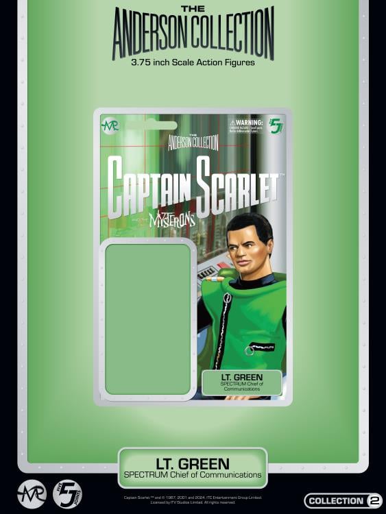 Captain Scarlet and the Mysterons The Anderson Collection Vol.2 Lt. Green Action Figure Gallery Image 6