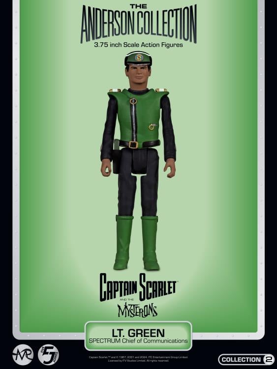Captain Scarlet and the Mysterons The Anderson Collection Vol.2 Lt. Green Action Figure Gallery Image 3