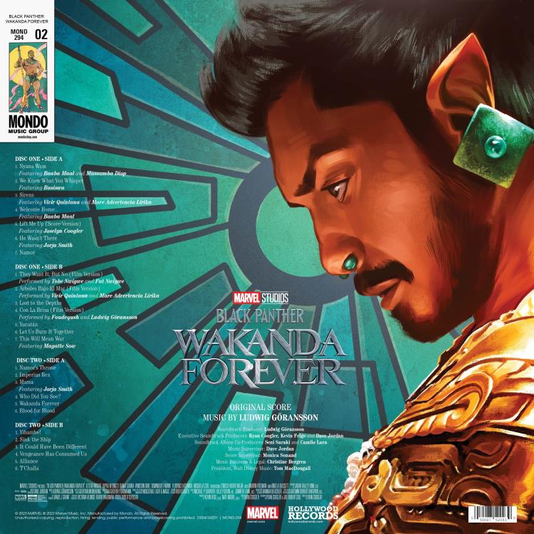 Black Panther: Wakanda Forever Original Motion Picture Soundtrack Vinyl 2XLP Gallery Image 3