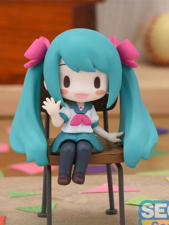 Vocaloid Hatsune Miku Series (Hatsune Miku 16th Anniversary Sangatsu Yoka Ver.) Perching Mini Figure Gallery Image 2