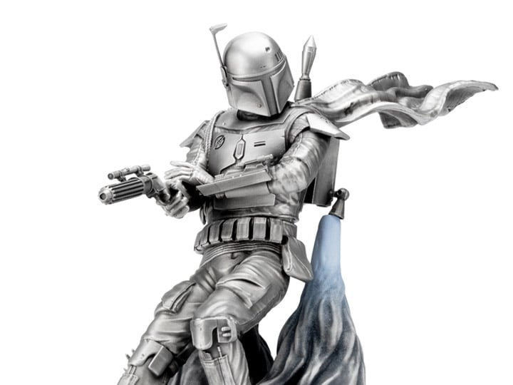 Star Wars Boba Fett (Silver) Limited Edition Figurine Gallery Image 1