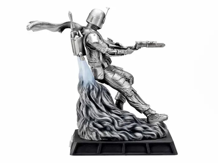 Star Wars Boba Fett (Silver) Limited Edition Figurine Gallery Image 5