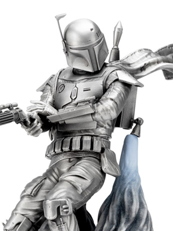 Star Wars Boba Fett (Silver) Limited Edition Figurine Gallery Image 2