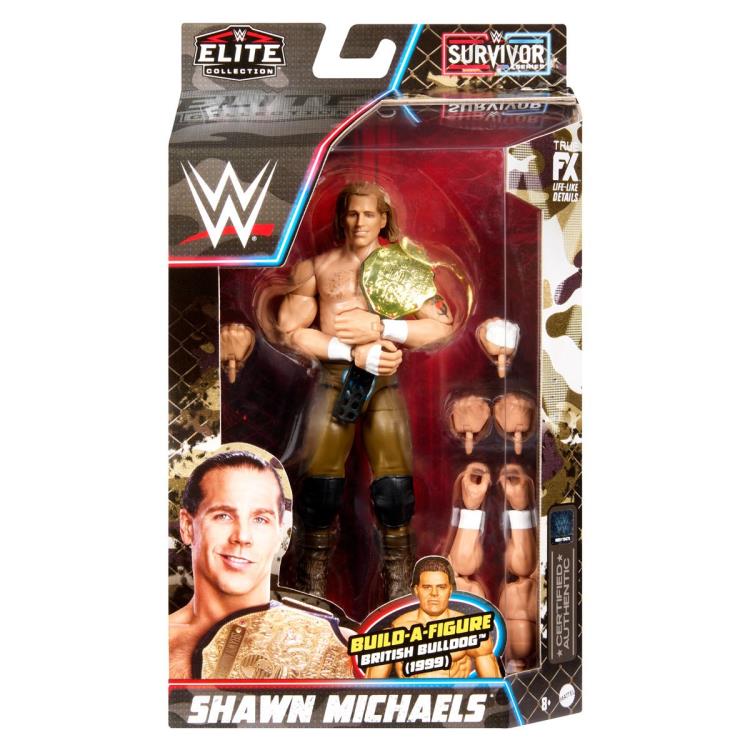 WWE Survivor Series Elite Collection Shawn Michaels (British Bulldog BAF) Gallery Image 9