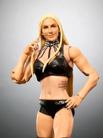 WWE Survivor Series Elite Collection Charlotte (British Bulldog BAF) Gallery Image 2