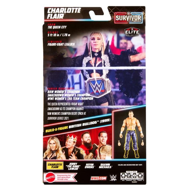 WWE Survivor Series Elite Collection Charlotte (British Bulldog BAF) Gallery Image 9