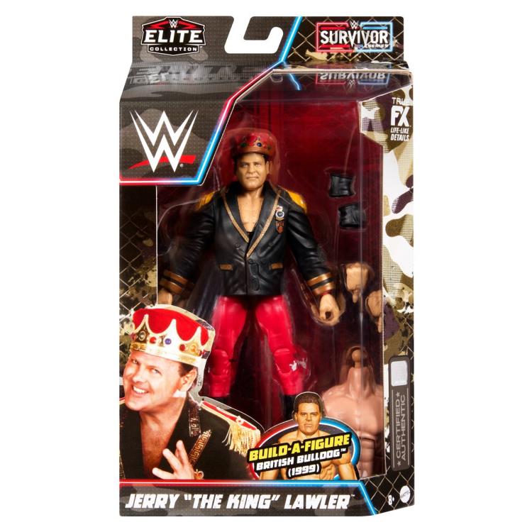 WWE Survivor Series Elite Collection Jerry "The King" Lawler (British Bulldog BAF) Gallery Image 8